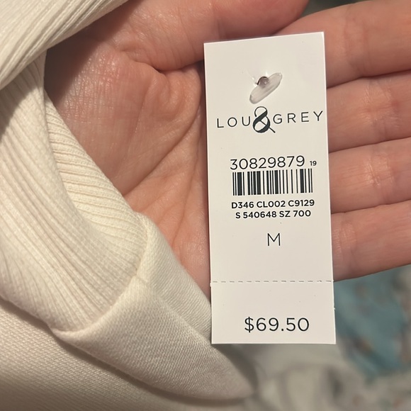 Lou & Grey mock turtleneck sweater M NWT - Picture 13 of 13